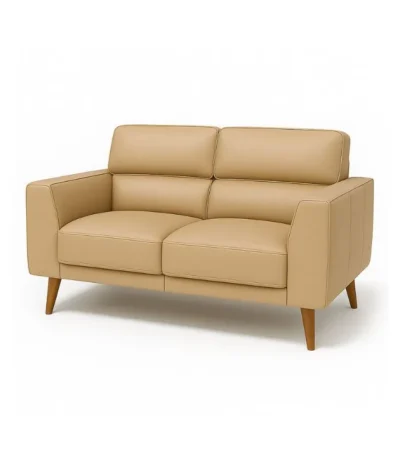 canapé 2 places KAVIA beige design minimaliste