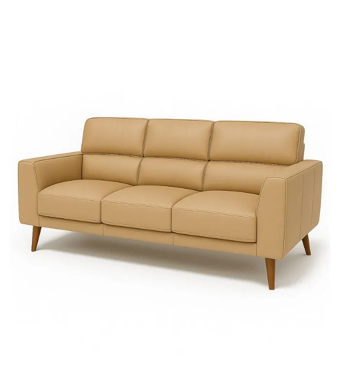 canapé 3 places KAVIA beige design minimaliste