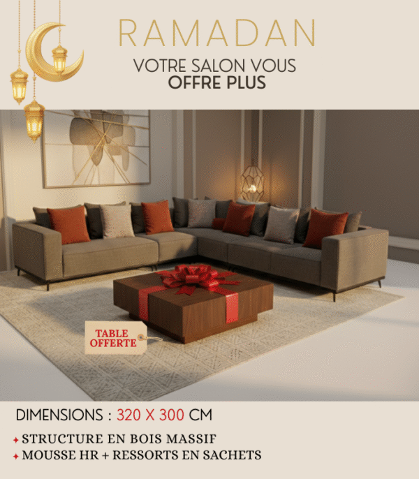 Salon d'angle ASHLEY